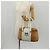Borsa a Mano Gancini Salvatore Ferragamo Rattan Beige Argento Auth 159168V - vista 25