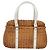 Borsa a Mano Gancini Salvatore Ferragamo Rattan Beige Argento Auth 159168V - vista 3
