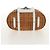 Borsa a Mano Gancini Salvatore Ferragamo Rattan Beige Argento Auth 159168V - vista 9