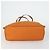 Tote PRADA Tasche Nylon Leder Canvas 4 Set Orange Beige Khaki Braun Authentisch ti3540 - Ansicht 6