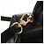 Céline Borsa a mano CELINE Circle in pelle 2 in 1 nera e oro Auth 160805V Nero D'oro - vista 17
