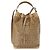 Céline Bolso de Hombro Celine C Sulky PVC Beige Oro Auth 158480 Dorado - vista 2