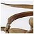 Céline Bolso de Hombro Celine C Sulky PVC Beige Oro Auth 158480 Dorado - vista 8