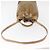 Céline Bolso de Hombro Celine C Sulky PVC Beige Oro Auth 158480 Dorado - vista 9