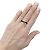 Cartier Ring, "Trinity", Weißgold, schwarze Keramik, Diamanten. - Ansicht 5