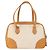 PRADA Boston Tasche aus Canvas Beige Silber Authentisch ep12540 - Ansicht 3