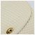 BALLY Bolsa de Ombro de Couro Matelassada com Corrente Branco Ouro Auth 157424 Dourado - vista 14