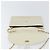 BALLY Bolsa de Ombro de Couro Matelassada com Corrente Branco Ouro Auth 157424 Dourado - vista 16