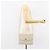 BALLY Bolsa de Ombro de Couro Matelassada com Corrente Branco Ouro Auth 157424 Dourado - vista 23