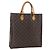 LOUIS VUITTON Borsa Sac Plat Monogram M51140 LV Auth 158345 Monogramma