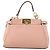 Borsa a mano FENDI Micro Peek A Boo in pelle 2 in 1 rosa oro Auth 155322 - vista 2