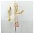 Borsa a mano FENDI Micro Peek A Boo in pelle 2 in 1 rosa oro Auth 155322 - vista 23