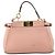 Borsa a mano FENDI Micro Peek A Boo in pelle 2 in 1 rosa oro Auth 155322 - vista 3