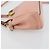 Borsa a mano FENDI Micro Peek A Boo in pelle 2 in 1 rosa oro Auth 155322 - vista 5