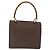 Céline Borsa a mano in tela Macadam CELINE in pelle PVC marrone oro Auth bs31809 D'oro - vista 3