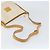 Gucci Borsa a Spalla Micro GG Supreme PVC Beige Oro 104 004 0024 Auth BA9177 D'oro - vista 7