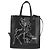 Borsa a mano GIVENCHY in pelle 2 in 1 nera argento autentica BA9198V Nero - vista 2