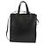 Borsa a mano GIVENCHY in pelle 2 in 1 nera argento autentica BA9198V Nero - vista 3