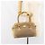 Gucci Borsa a mano Micro GG Supreme in PVC beige e oro 000 106 1325 Auth 157759 D'oro - vista 24
