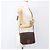 Céline Borsa a spalla circolare in tela Macadam CELINE in pelle PVC marrone oro Auth 158110 D'oro - vista 20
