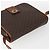 Céline Borsa a spalla circolare in tela Macadam CELINE in pelle PVC marrone oro Auth 158110 D'oro - vista 6