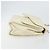 CHANEL Matelassierte Schultertasche aus Lammleder Weiß Gold CC Auth bs31806 - Ansicht 4
