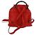 Gucci Bamboo Rucksack Leder Rot Silber 370833 Auth 158958V - Ansicht 3
