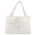 Sac Tote Christian Dior en coton blanc Auth 160672 - vue 2