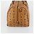 Borsa Boston MCM Logogram Vicetos in pelle PVC marrone e oro Auth 153190 D'oro - vista 5