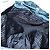 Zaino PRADA in nylon blu argento Auth 157773 - vista 23