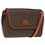 Céline CELINE Macadam Canvas Shoulder Bag PVC Leather Brown Gold Auth bs31810 Golden