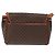 Céline CELINE Macadam Canvas Shoulder Bag PVC Leather Brown Gold Auth bs31810 Golden - view 3