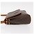 Céline CELINE Macadam Canvas Shoulder Bag PVC Leather Brown Gold Auth bs31810 Golden - view 5