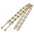 Cinturón de cadena de metal dorado CC Auth 159438SAM CHANEL
