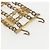 Cinturón de cadena de metal dorado CC Auth 159438SAM CHANEL - vista 11