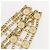 Cinturón de cadena de metal dorado CC Auth 159438SAM CHANEL - vista 4