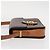 Céline Borsa in tela Macadam Celine con carrozza di cavallo in pelle PVC marrone oro Auth 158075 D'oro - vista 5