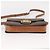 Céline Borsa in tela Macadam Celine con carrozza di cavallo in pelle PVC marrone oro Auth 158075 D'oro - vista 9