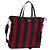 Borsa Tote PRADA Nylon 2in1 Rossa Blu Navy oro Auth 158700 Rosso D'oro