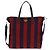 Borsa Tote PRADA Nylon 2in1 Rossa Blu Navy oro Auth 158700 Rosso D'oro - vista 2