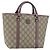 Gucci Borsa a mano Micro GG Supreme in PVC beige e argento 297557 Auth bs31884