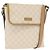 Gucci Borsa a Spalla GG Supreme PVC Bianco Oro 223666 Auth ka1153 D'oro