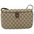 Gucci Borsa a Spalla GG Supreme PVC Beige Oro 004 256 0024 Auth gh1397 D'oro - vista 3