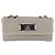 Borsa a spalla in pelle di agnello CHANEL grigio argento CC Auth bs32040 Marrone - vista 2