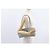 Borsa a spalla in pelle di agnello CHANEL grigio argento CC Auth bs32040 Marrone - vista 23
