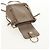 Chloé Chloe Fay Rucksack aus Wildleder 2-in-1 Grau Gold Auth BA9172 Braun Golden - Ansicht 17