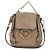 Chloé Chloe Fay Rucksack aus Wildleder 2-in-1 Grau Gold Auth BA9172 Braun Golden - Ansicht 2