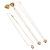 Orecchini Christian Dior metallo 4 Set Oro Auth 155760 D'oro