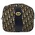 Borsa a Spalla in Tela Trotter Christian Dior Blu Navy Oro Auth 160817 D'oro - vista 2
