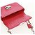 Saffiano Bolsa de Ombro PRADA em Couro Safiano Vermelho Prata Auth ka1025V - vista 16